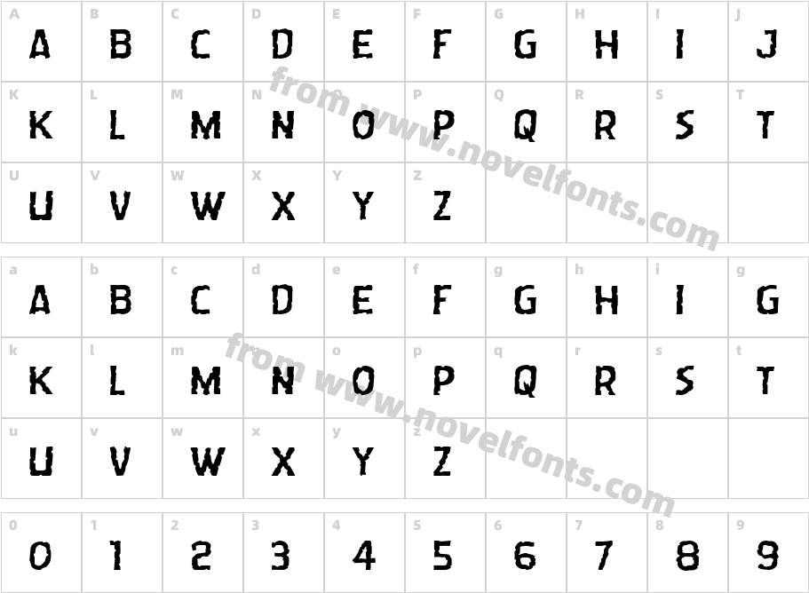 Worm Cuisine ExpandedCharacter Map