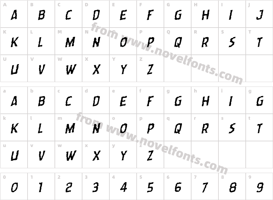 Worm Cuisine RotalicCharacter Map