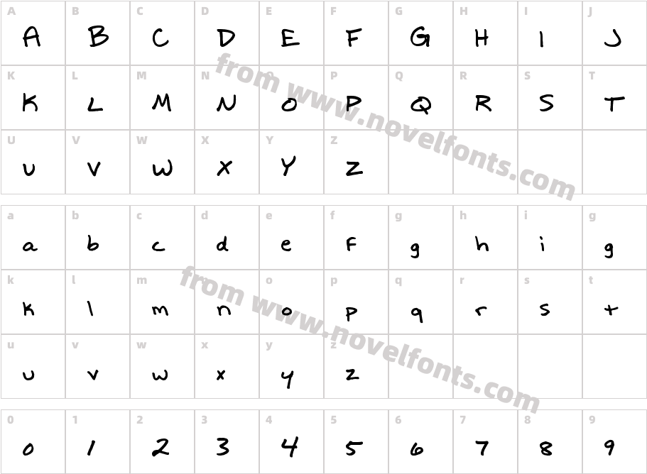 Write It RightCharacter Map