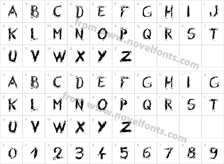 Wrong Board 1Character Map