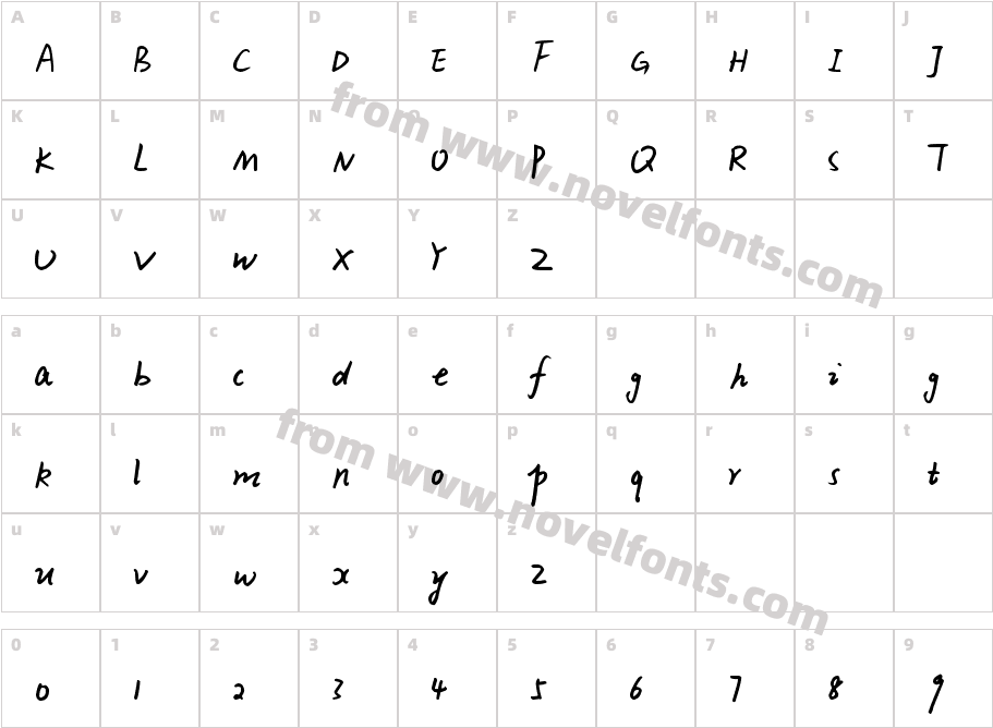 Xiao GaoCharacter Map