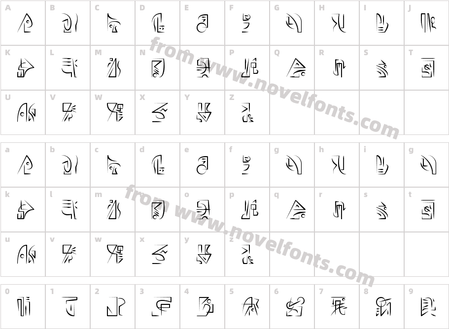 Xidus LeaDea NativeCharacter Map