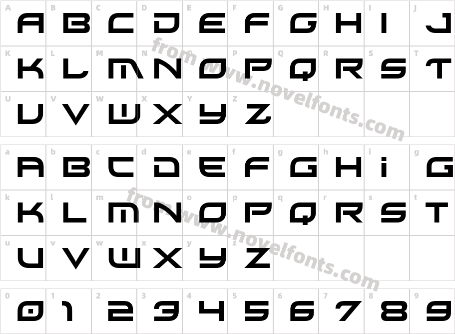 XirodCharacter Map