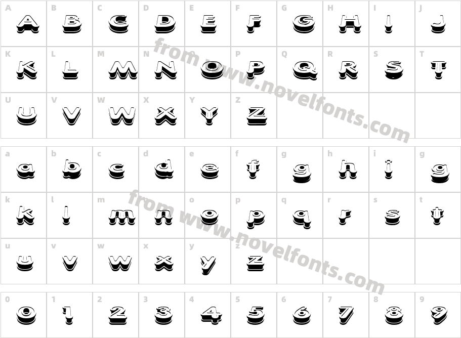 Xtrusion BRKCharacter Map