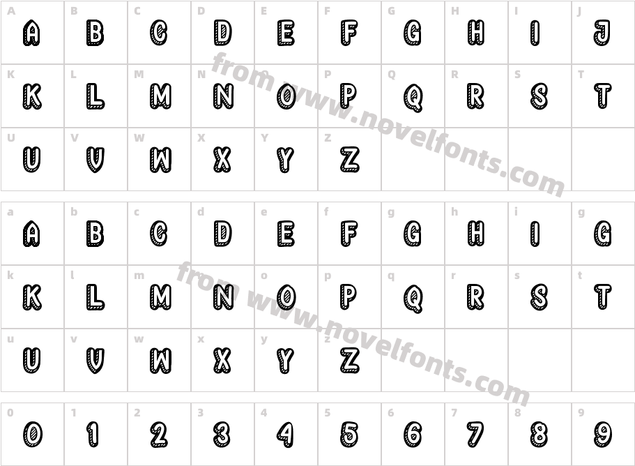 YagitudehCharacter Map