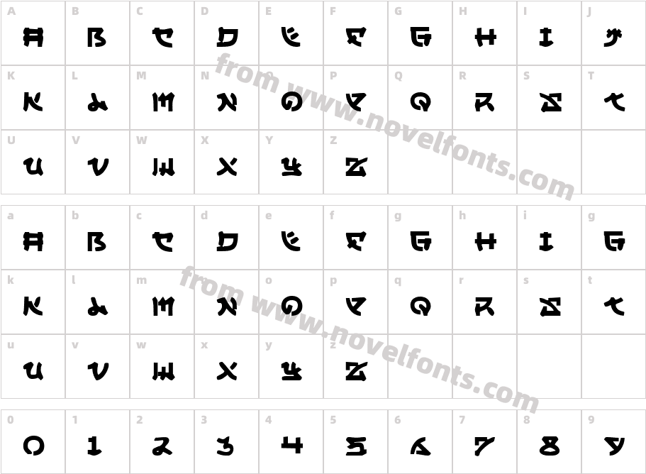 Yama MotoCharacter Map