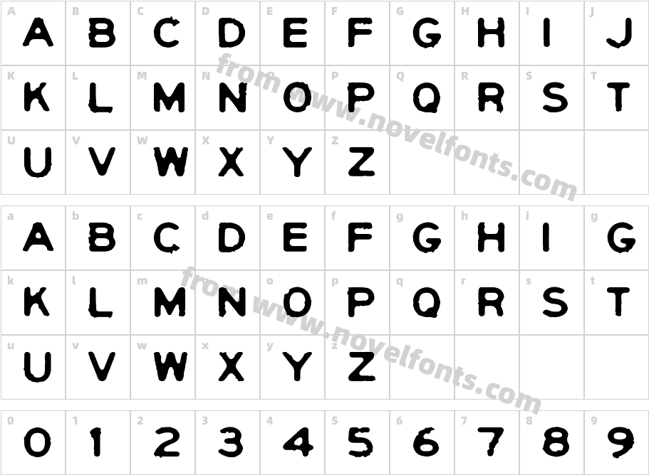 Yericho PunxCharacter Map