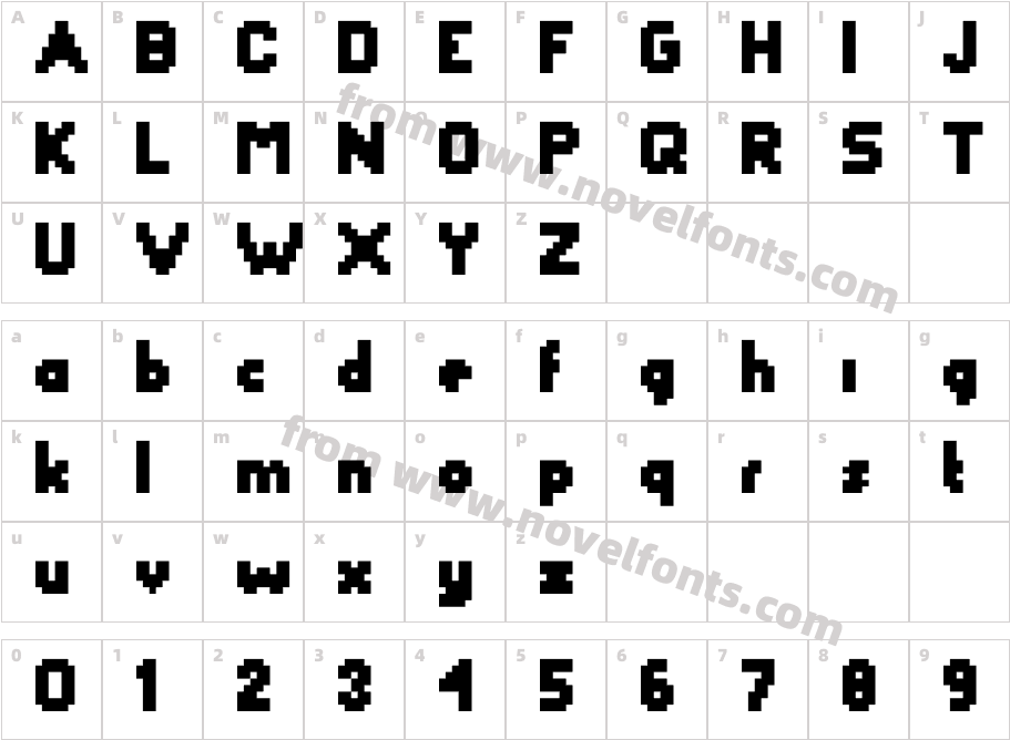 YetBumblerCharacter Map