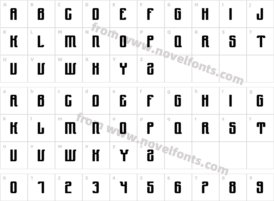 YnduCharacter Map