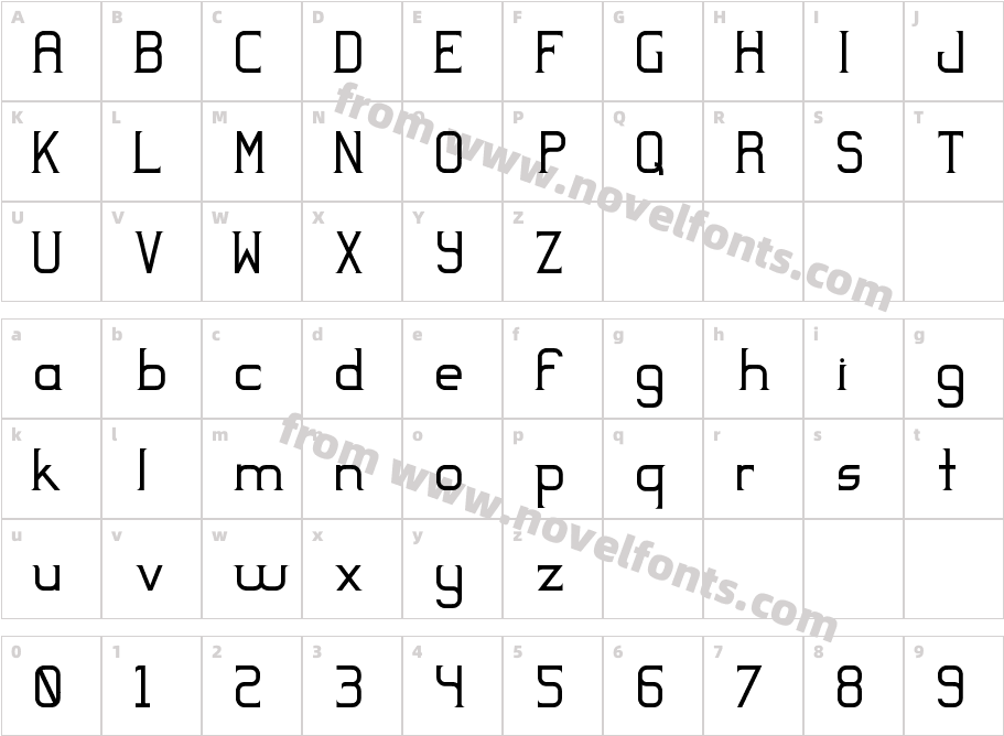 YodebCharacter Map