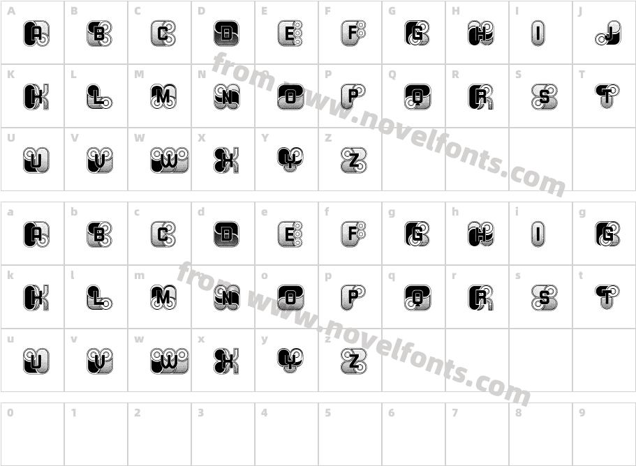 DrepeCharacter Map