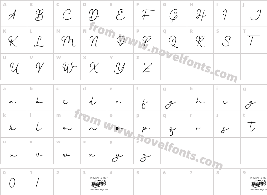 Young EvalineCharacter Map