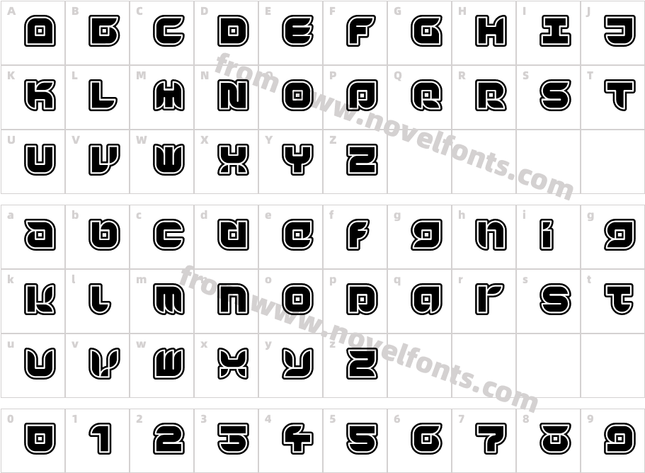 Yr72-InlineCharacter Map