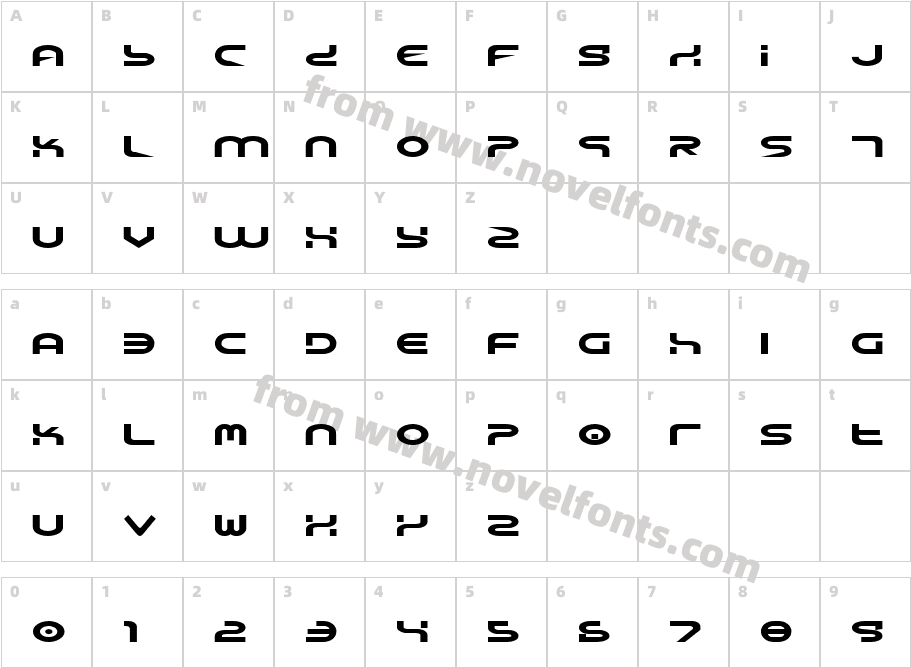 Yukon Tech ExpandedCharacter Map