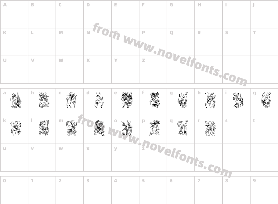 Z-Most Critter 2Character Map