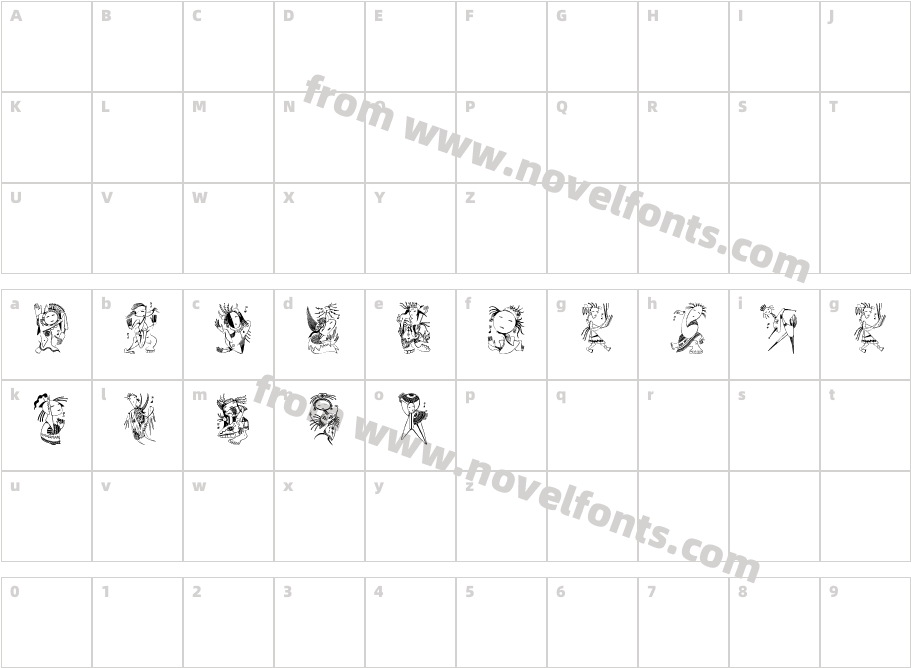 Z-Most Kachina 1Character Map