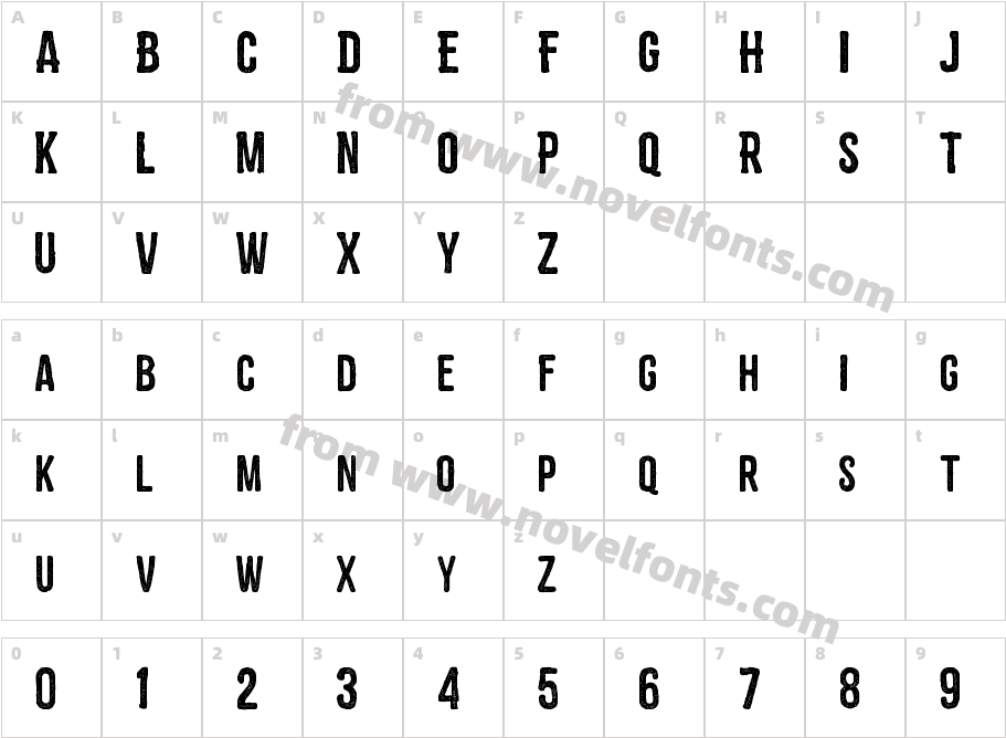 ZEMBOODCharacter Map