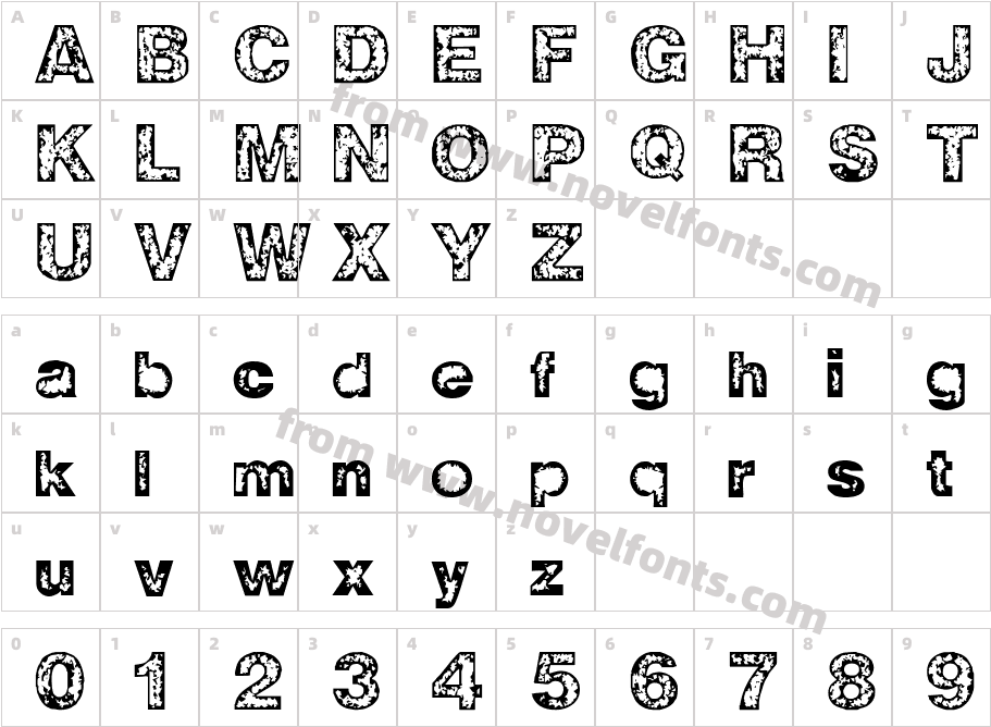 ZWISDOMCharacter Map