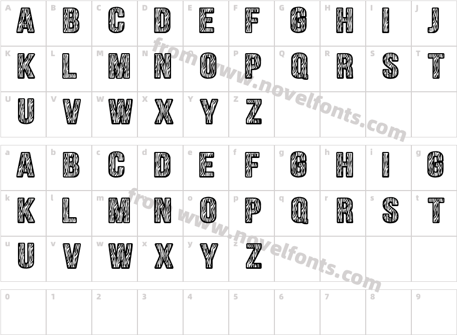 ZebralinerCharacter Map