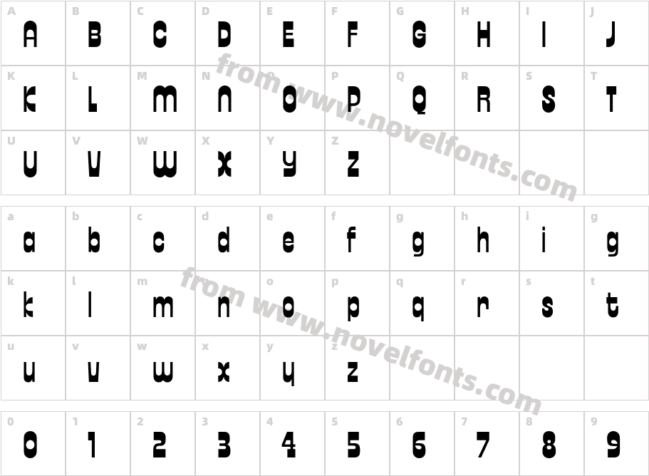 Zipper StdCharacter Map