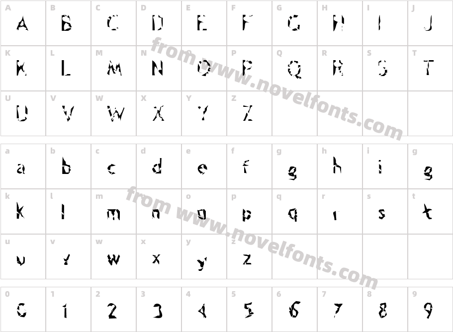 Zone23_psilocybineCharacter Map