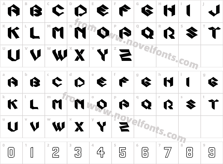 ZookCharacter Map