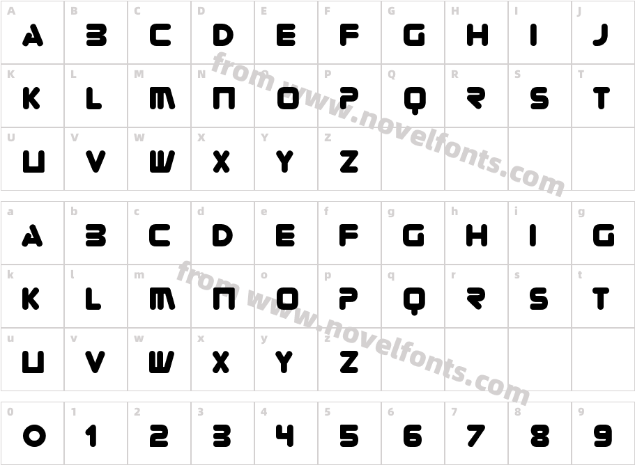 ZorqueCharacter Map