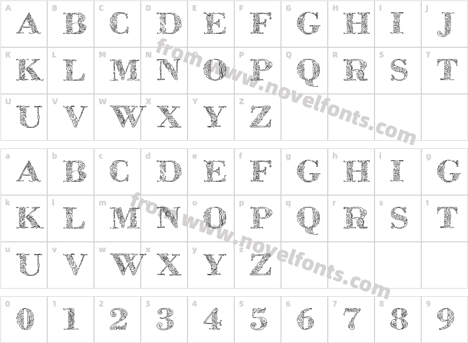 ZsylettPro-RegularCharacter Map