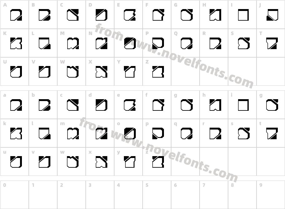 Zuber futureCharacter Map