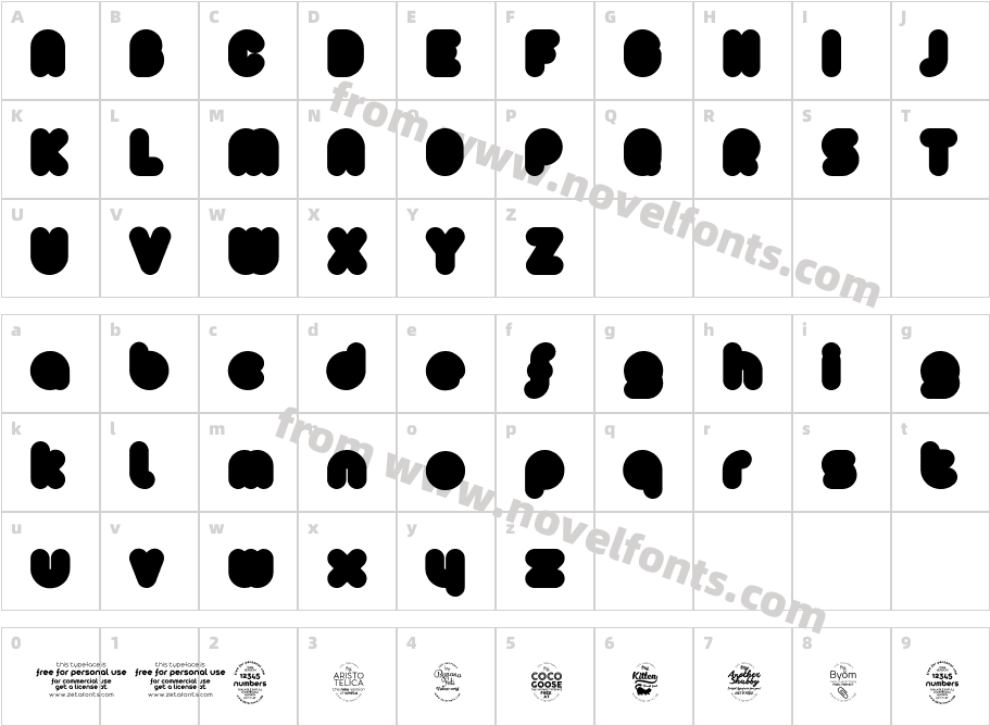 [z] Arista ExtraFilledCharacter Map