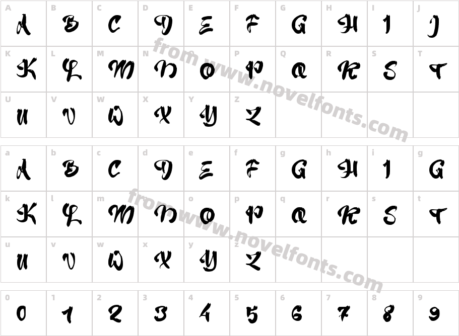 aAihaoCharacter Map