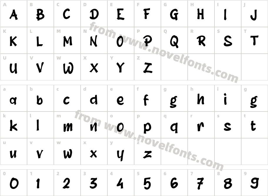 aAnggotaCharacter Map