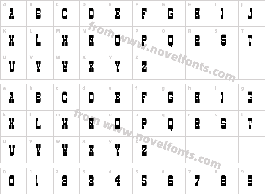 Dry Goods Narrow JLCharacter Map