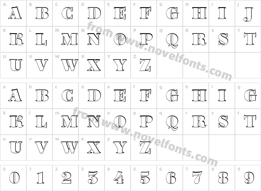 a_BodoniOrtoTitulSh BlackCharacter Map