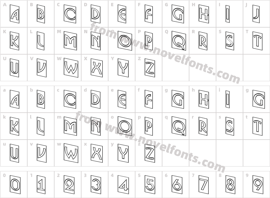 a_BosaNovaCmDnOtlCharacter Map