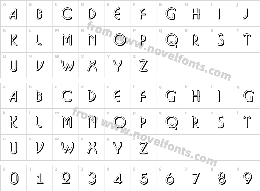 a_BosaNovaShCharacter Map