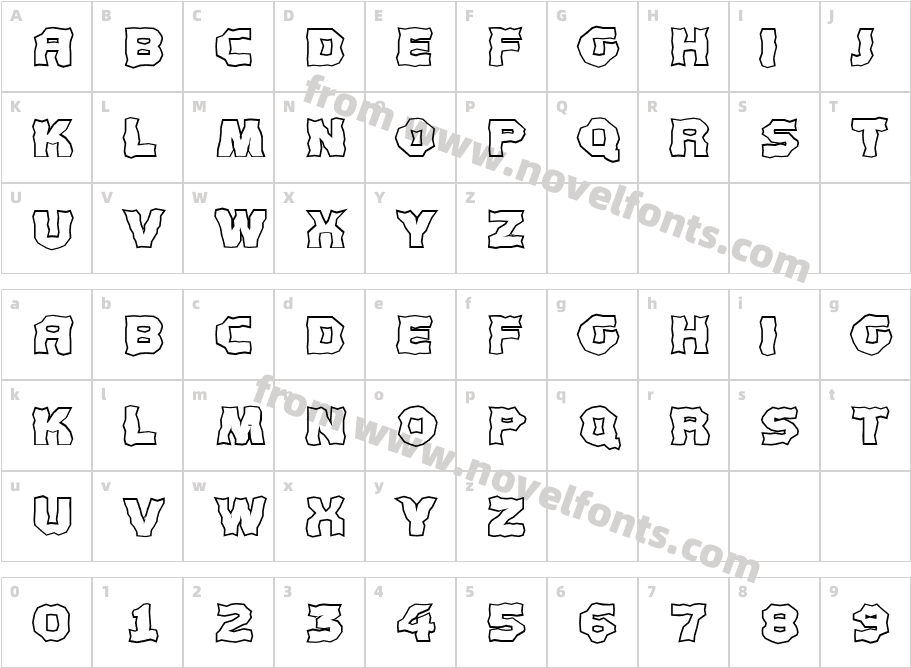 a_ConceptoTitulBrOtlCharacter Map