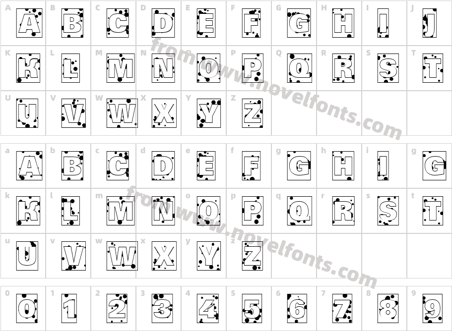 a_GroticTitulCmDrCharacter Map