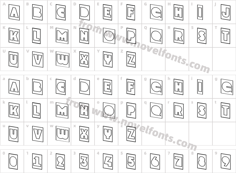 a_GrotoCmOtlDnCharacter Map