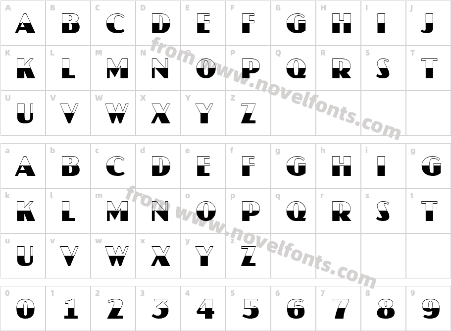 a_JasperTitulB&WCharacter Map