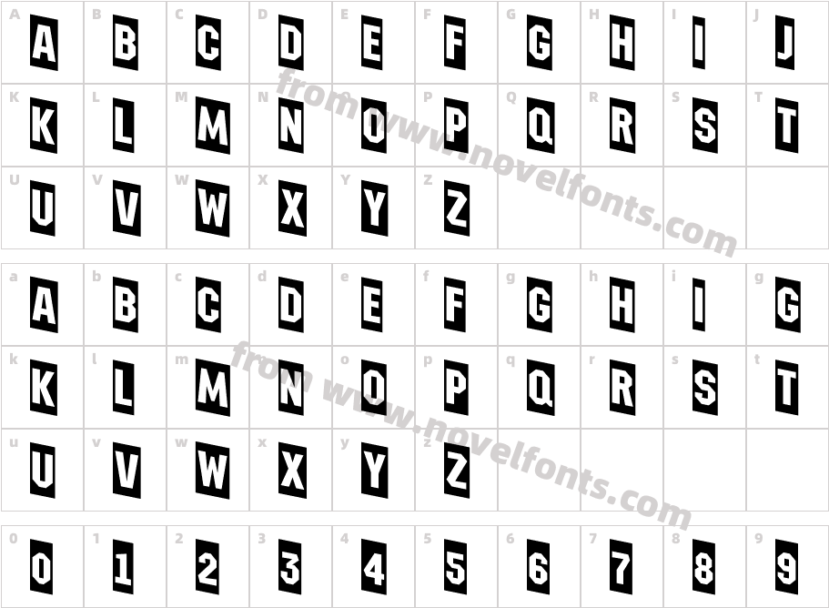 a_MachinaNovaCmDnCharacter Map