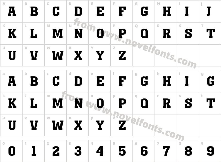 a_MonumentoTitul BoldCharacter Map