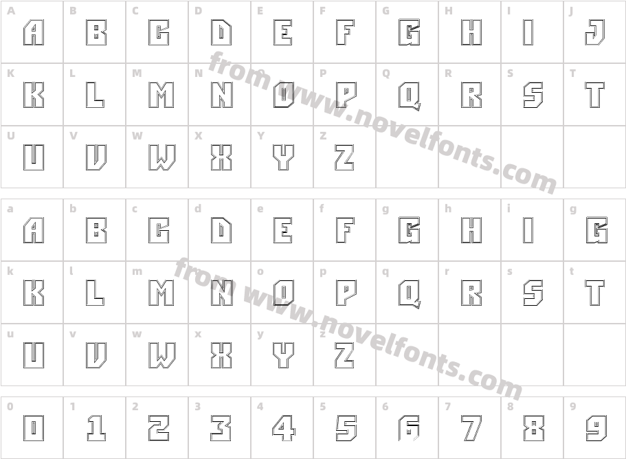 a_Simpler2Otl BoldCharacter Map