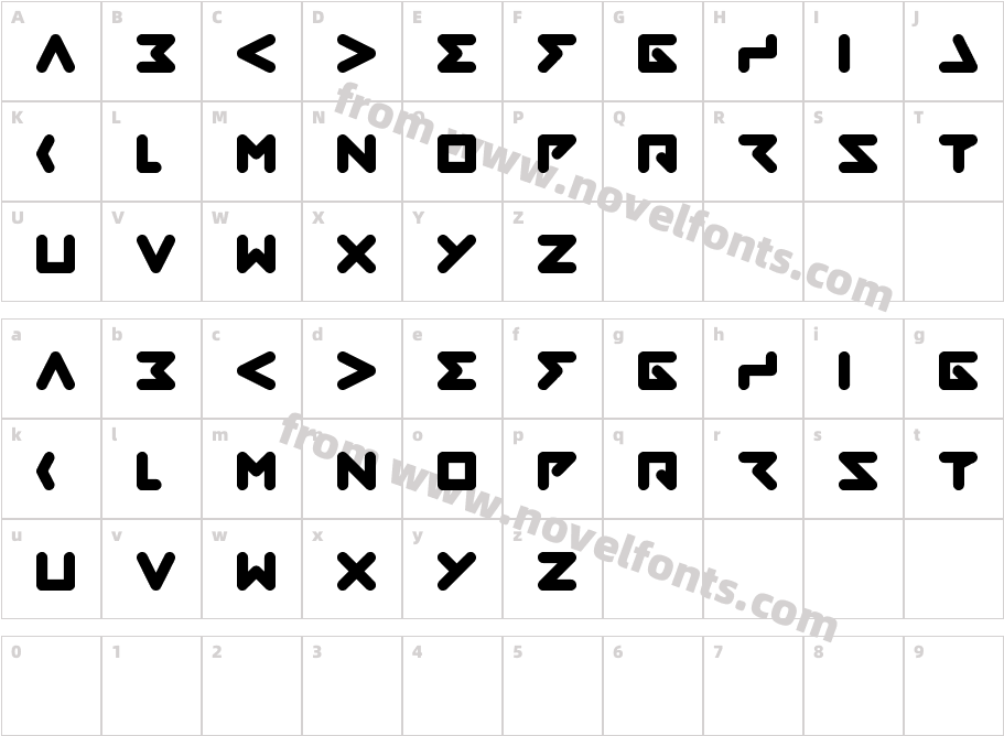 abstrasctikCharacter Map