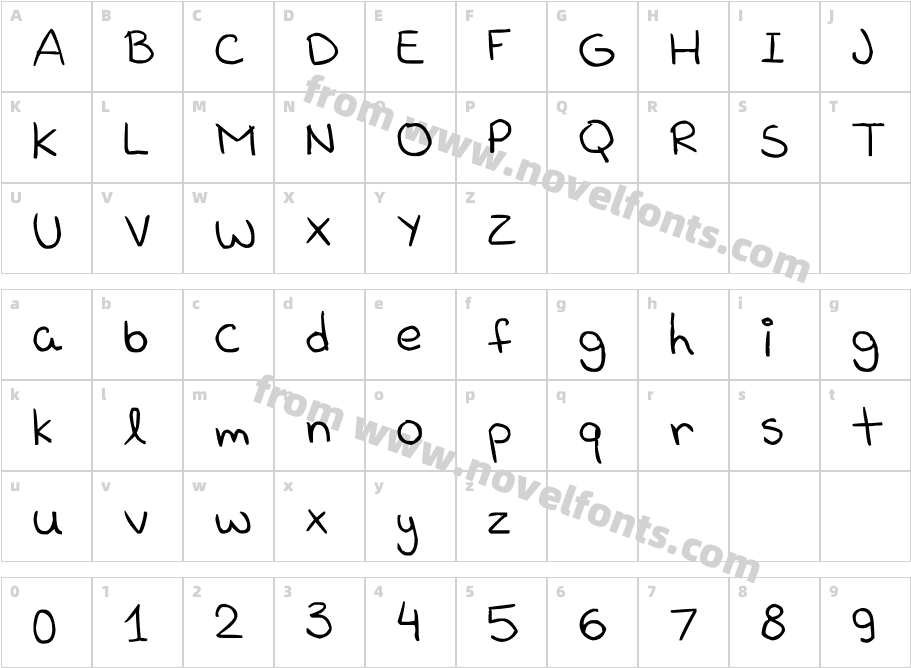 alliewriting!Character Map