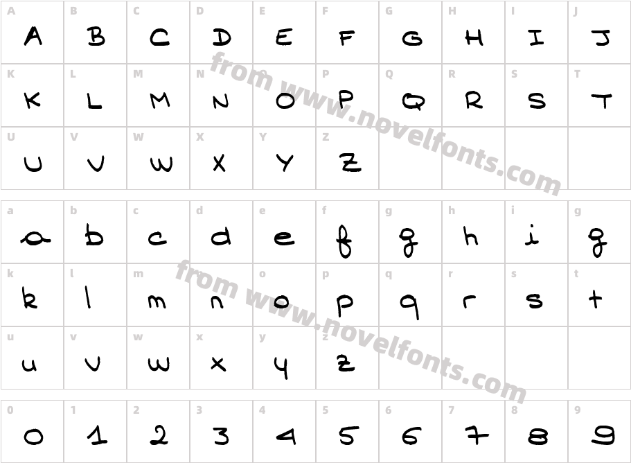 angelibCharacter Map