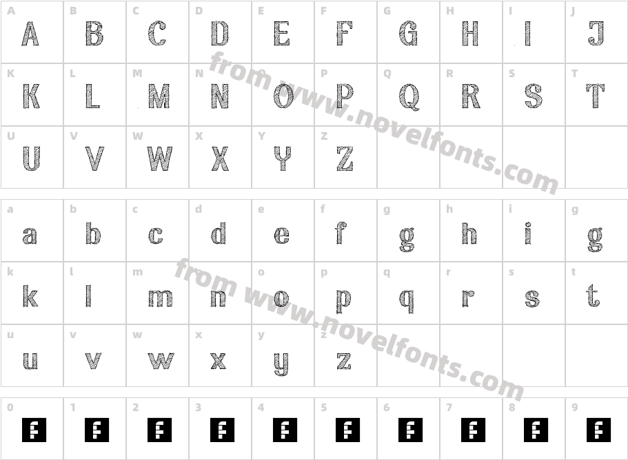 ariapenciroman RegularCharacter Map