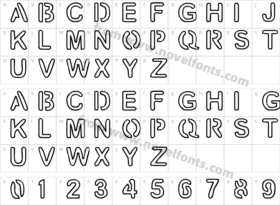 artline2Character Map