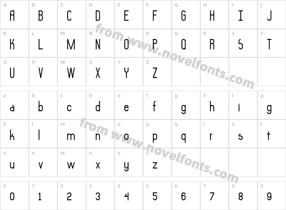 asymekCharacter Map