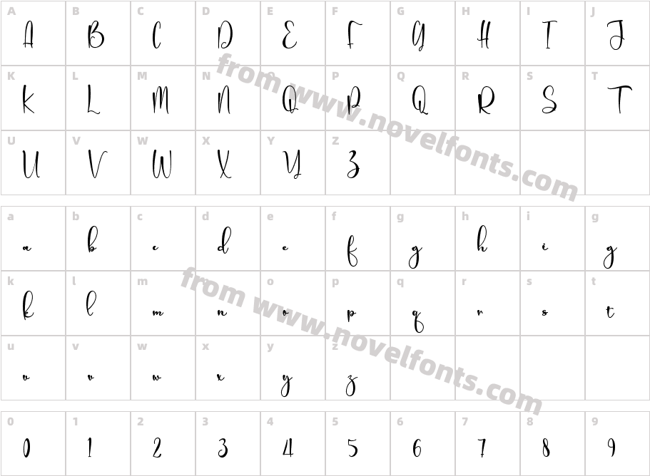 baby girl personal useCharacter Map